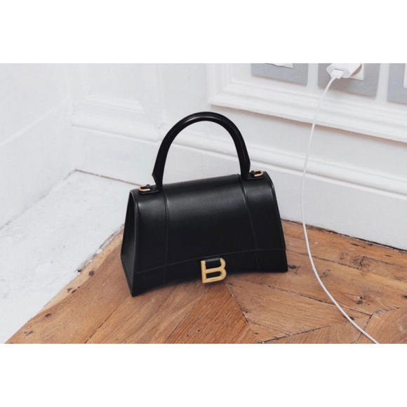 NWT Authentic Balenciaga Hourglass XS Top Handle Bag in Black - Picture 8 of 9